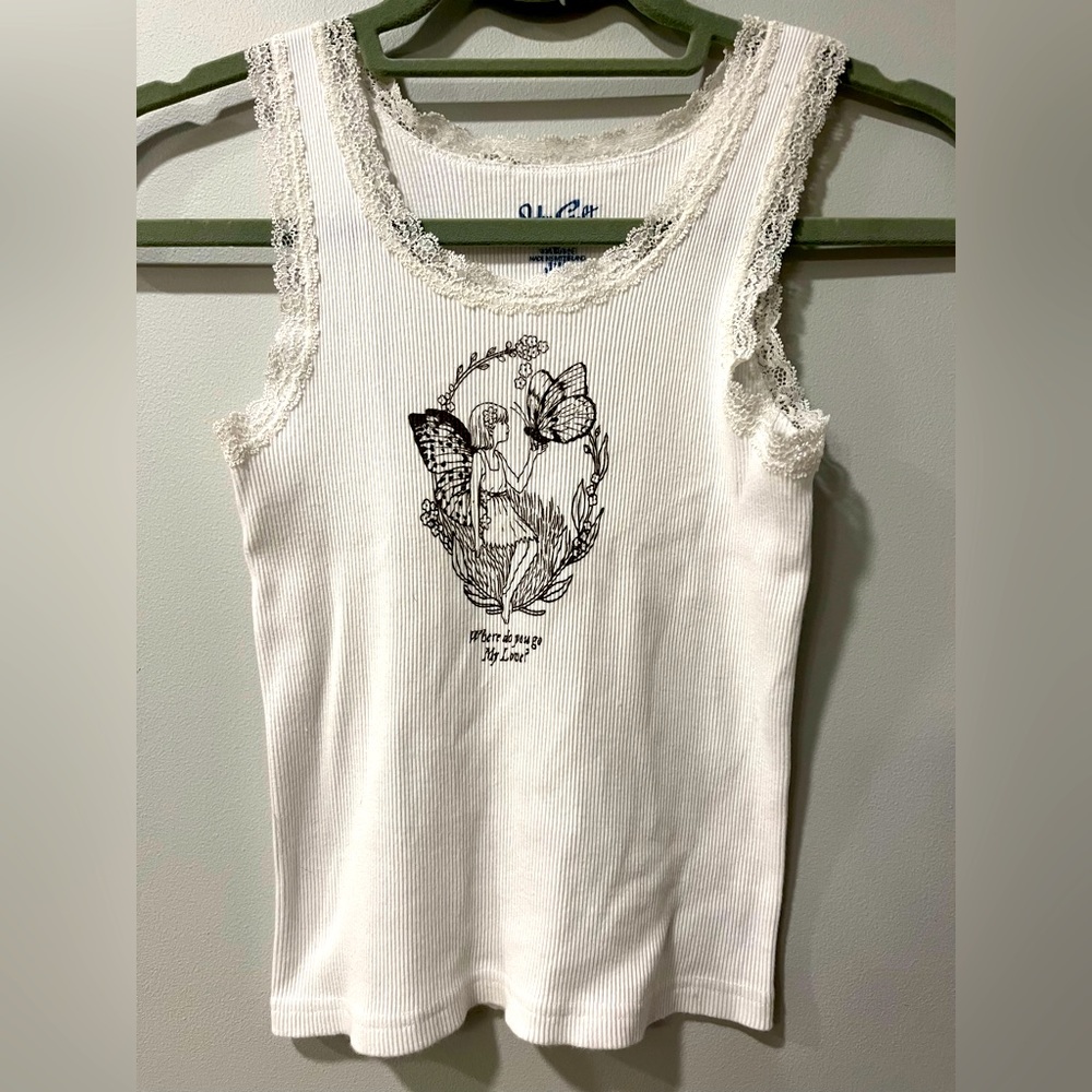 Brandy Melville John Galt lace fairy tank